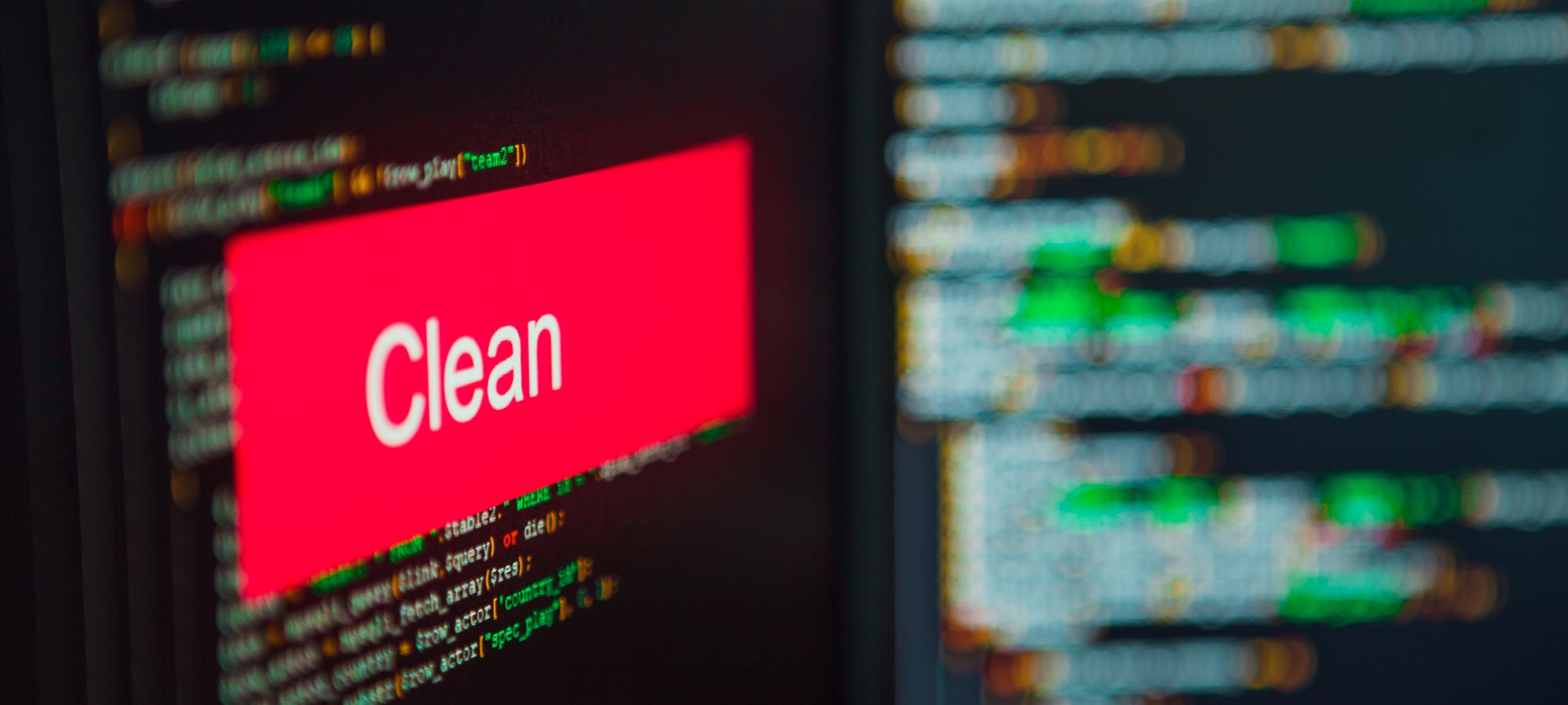 Visuelle Darstellung des Clean Codes Produktentwicklung